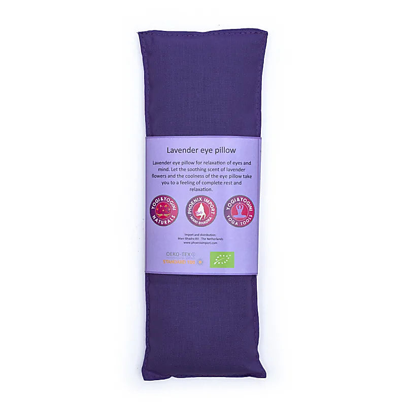 Augenkissen Lavendel biologisch dunkelviolett -- 140 g; 22x8 cm