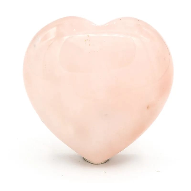 Handschmeichler Herz Rosenquarz -- ±2.5cm