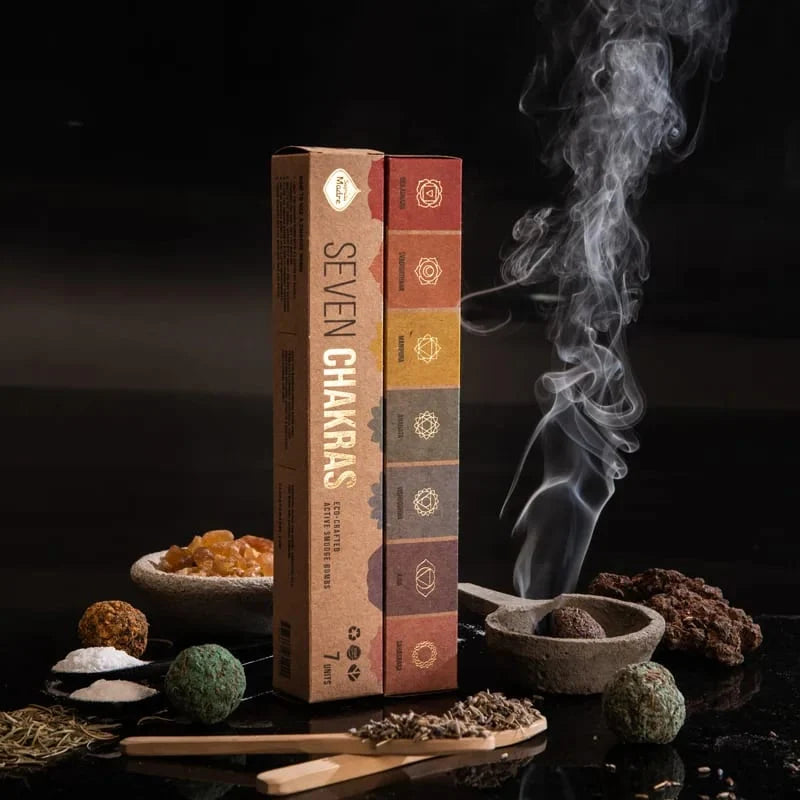 Sagrada Madre Premium 7 Chakra Räucherbomben - 2 Packungen
