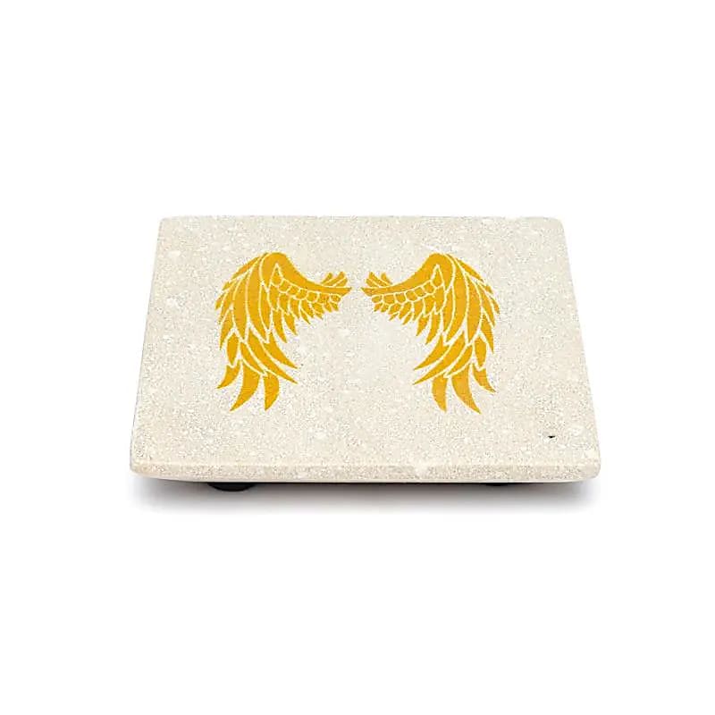 Räucherbrenner Engelsflügel Sandstein -- 10x10 cm