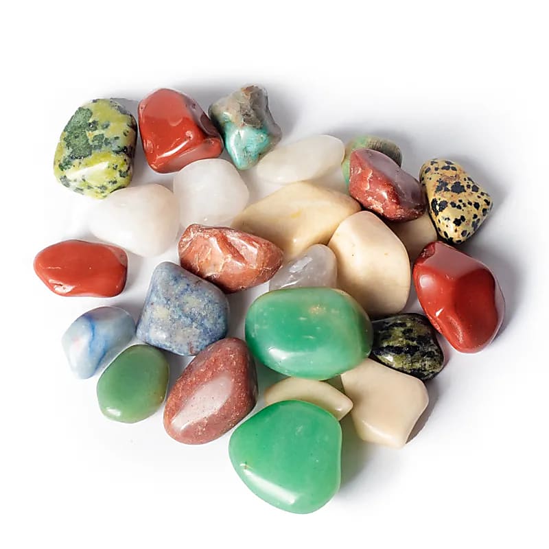 Trommelsteine Mix Brasilien A-Qualität -- ±2-5cm; ±5000g