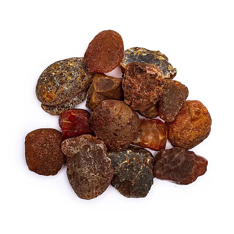 Karneol roh -- ±3x5 cm; ±1000g