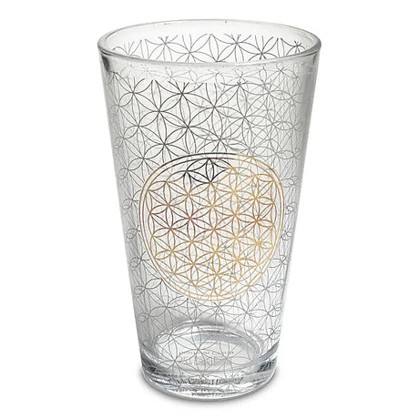 Trinkglas Blume des Lebens -- 480 ml