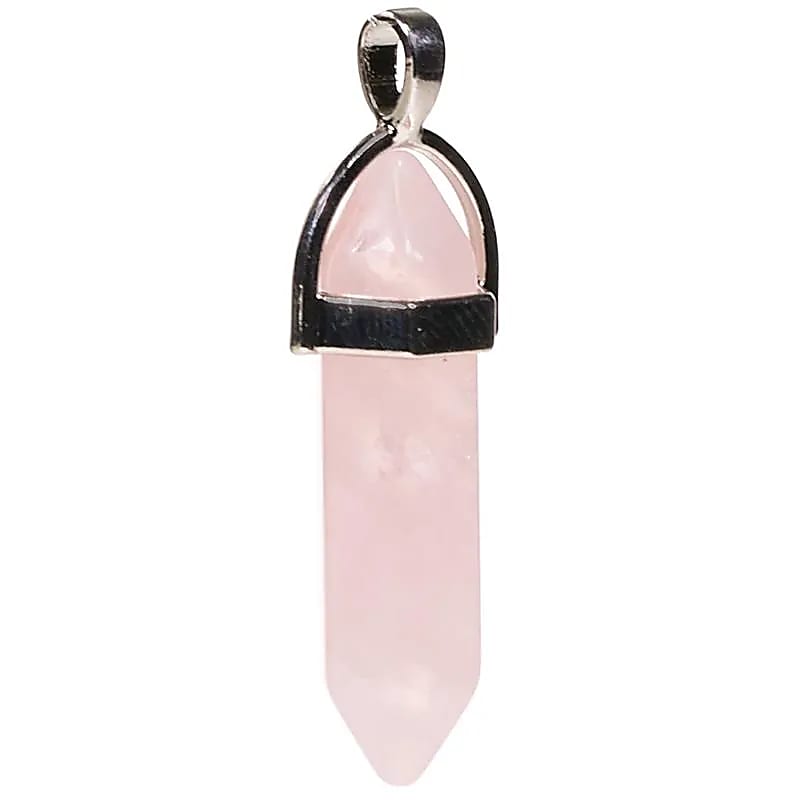 Anhänger Rosenquarz -- 4 cm