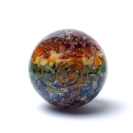 Orgonit Kugel 7 Chakren -- ±5.5cm
