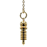Mini Pendel aus Messing vergoldet -- 4 g; 2.5 cm