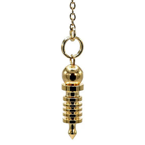 Mini Pendel aus Messing vergoldet -- 4 g; 2.5 cm