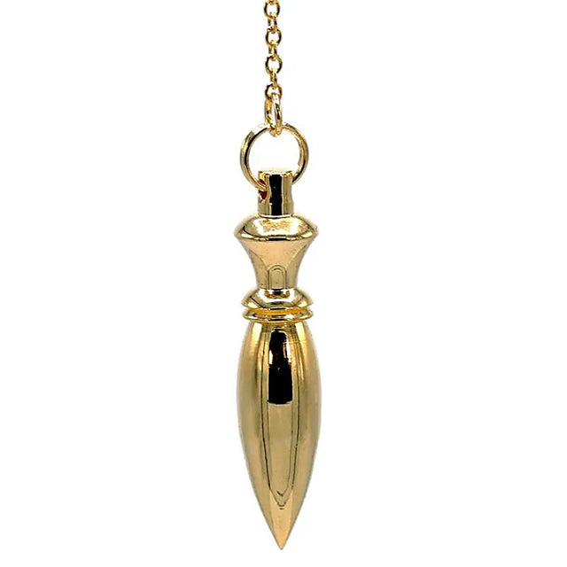 Pendel aus Messing vergoldet -- 14 g; 4.4 cm