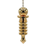 Pendel aus Messing vergoldet -- 24 g; 5 cm