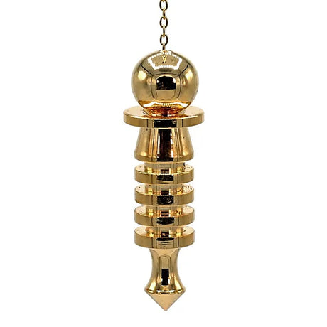 Pendel aus Messing vergoldet -- 24 g; 5 cm