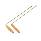 Wünschelrute (Paar) Messing/Kork -- 40cm