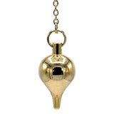Pendel Messing vergoldet -- 27 g; 3 cm