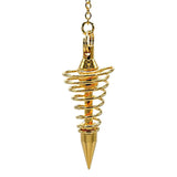 Pendel Messing vergoldet -- 12 g; 4 cm
