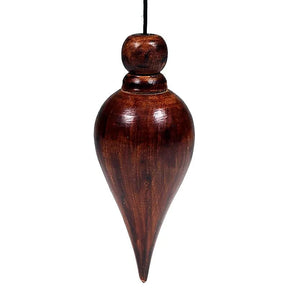 Pendel aus Holz - Tropfenform -- 14 g; 7 cm
