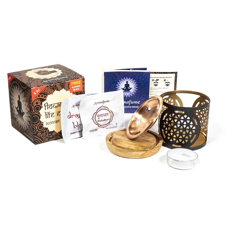Aromafume Exotic Incense Diffuser Blume des Lebens - 2 Stück