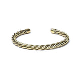 Gedrehtes Armband goldfarben -- 7cm