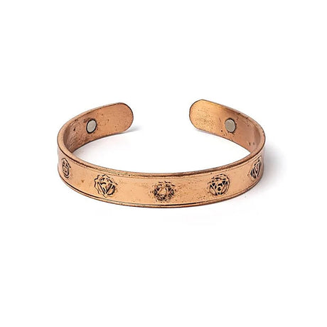 Armband Kupfer Chakrasymbole magnetisch -- ±8 mm
