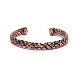 Armband Kupfer geflochten magnetisch -- ±8 mm