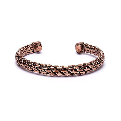 Armband Kupfer geflochten magnetisch -- ±8 mm