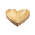Schälchen Herzform Mangoholz -- 15x15x2,5cm