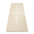 Yogi & Yogini Premium TPE Yoga Matte Blume des Lebens beige -- 950 g