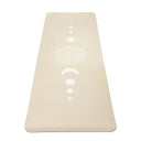 Yogi & Yogini Premium TPE Yoga Matte Blume des Lebens beige -- 950 g