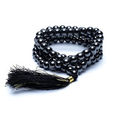 Mala Hematit in AA-Qualität 108 Perlen + Tasche -- 0.7 cm