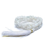 Mala Mondstein in AA-Qualität 108 Perlen + tasche -- 0.6 cm