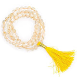 Mala Citrin AA-Qualität 108 Perlen + Täschchen -- 0.6 cm