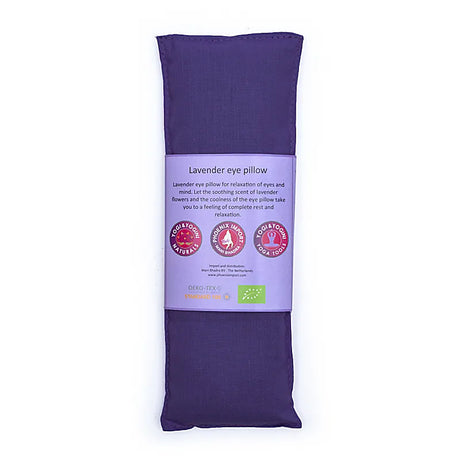 Augenkissen Lavendel biologisch dunkelviolett -- 140 g; 22x8 cm