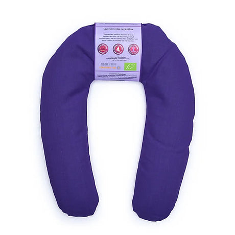 Nackenkissen Lavendel biologisch dunkelviolett -- ±25x20x3cm;  ±440g
