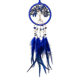 Traumfänger Lebensbaum Lapislazuli -- ±7x23cm