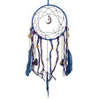 Traumfänger Mondanhänger mit Trommelamethyst – ±16x45cm