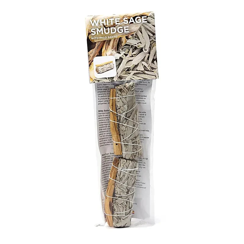 Weißer Salbei Smudge mit Palo Santo
