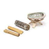 Smudge-Set Weißer Salbei, Lavendel & Palo Santo -- 19,5×12,5×4 cm