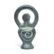 Göttinnenfigur grauer Speckstein -- 12 cm