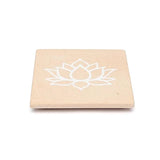 Räucherbrenner Lotus rosa Sandstein -- 10x10 cm