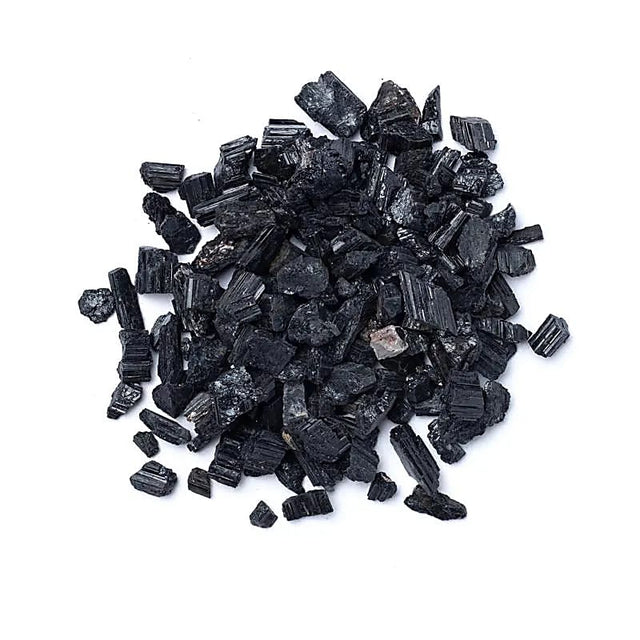 Schwarze Turmalin Chips -- ±0.5-1.5cm; ±800g