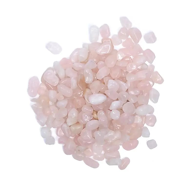 Rosenquarz Trommelsteine A/B-Qualität -- ±800 g; ±0.5-2.5 cm