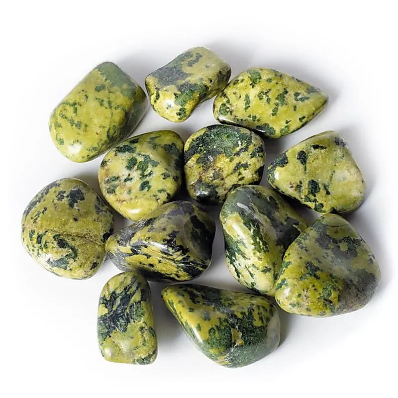 Nephrit Jade Trommelsteine A- Qualität -- 5x8 cm; 500 g