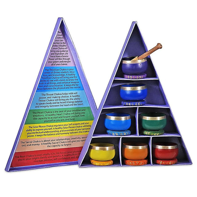 Chakra Klangschalen-Geschenkset -- 2400g