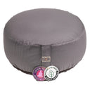 Meditationskissen grau Baumwolle BIO (OCS) -- 33x17cm; ±2300g