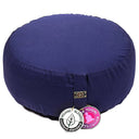 Meditationskissen indigo Baumwolle BIO (OCS) -- 33x17cm; ±2300g