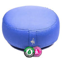 Meditationskissen hellblau Baumwolle BIO (OCS) -- 33x17cm; ±2300g