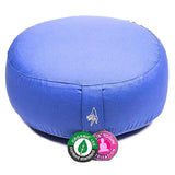 Meditationskissen hellblau Baumwolle BIO (OCS) -- 33x17cm; ±2300g