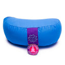 Meditationskissen Halbmond Chakra 5 -- ±1008 g; 33x13 cm