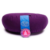 Meditationskissen Halbmond Chakra 6 -- ±1008 g; 33x13 cm