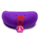 Meditationskissen Halbmond Chakra 7 -- ±1008 g; 33x13 cm