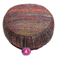 Meditationskissen Vintage Seide mehrfarbig -- 33x17 cm