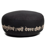 Meditationskissen Gayatri Mantra Baumwolle BIO (OCS) -- 33x17 cm; ±2300 g